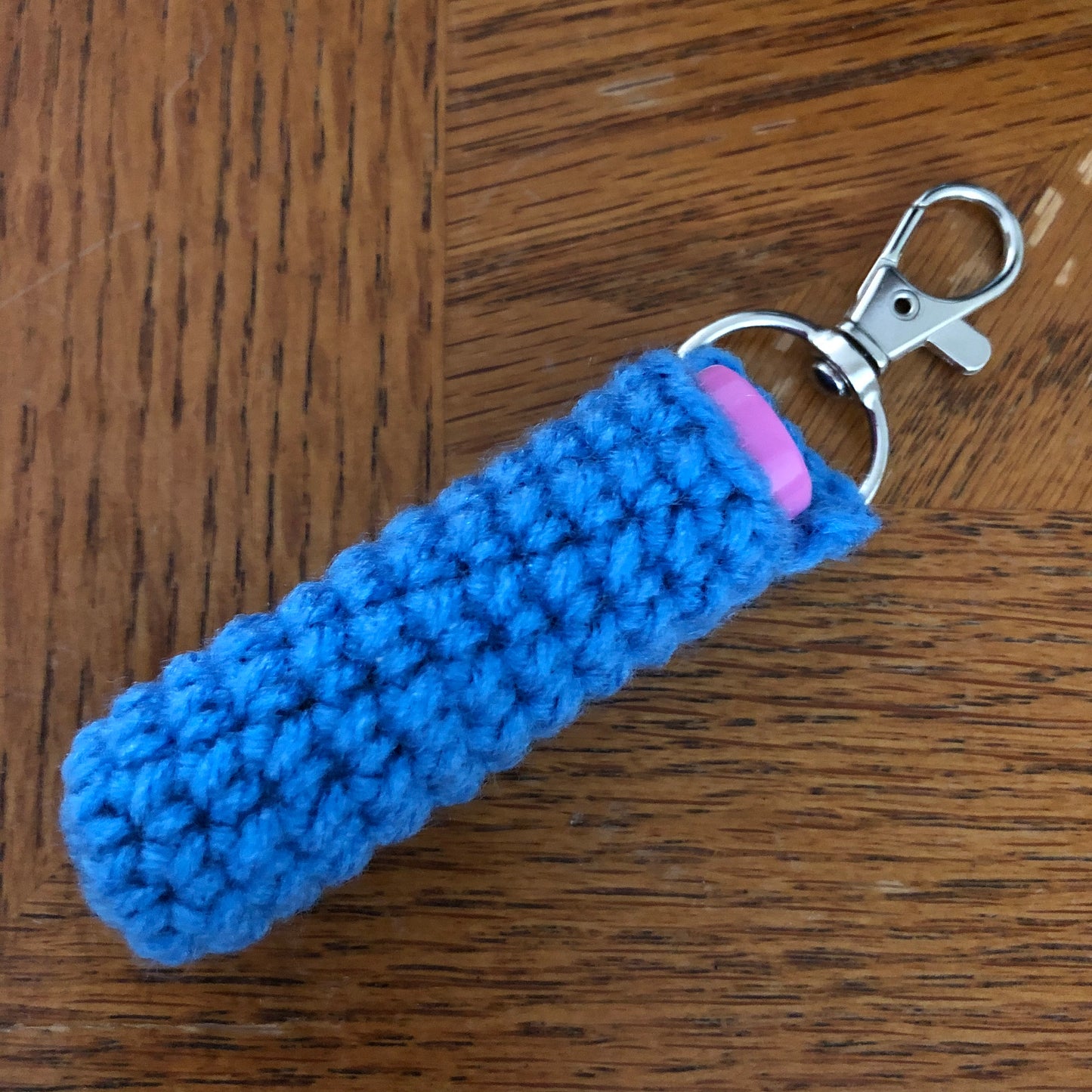 Crochet Lip Balm Keychain